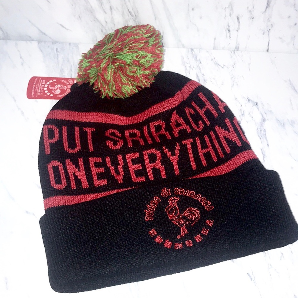 NWT Mad engine x sriracha on everything beanie